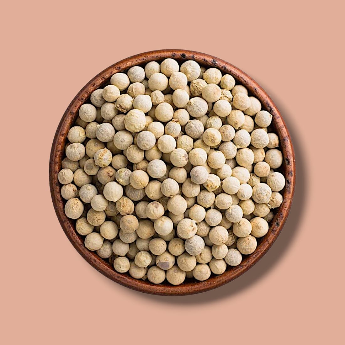 Weißer Pfeffer ganz