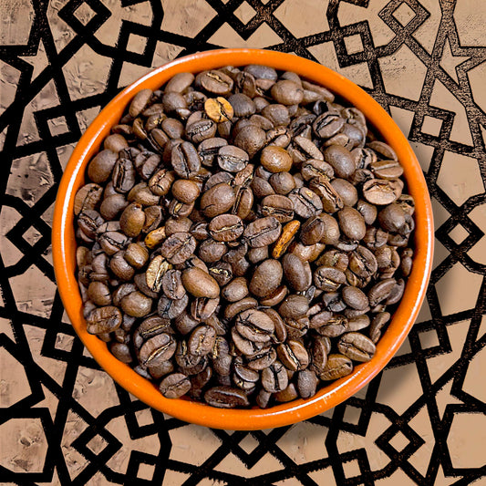 Mittlere Kaffeebohnen