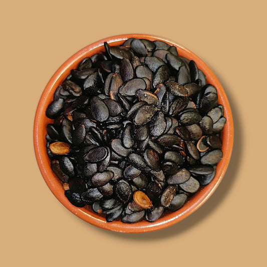 Schwarze Melonenkerne (gesalzen)